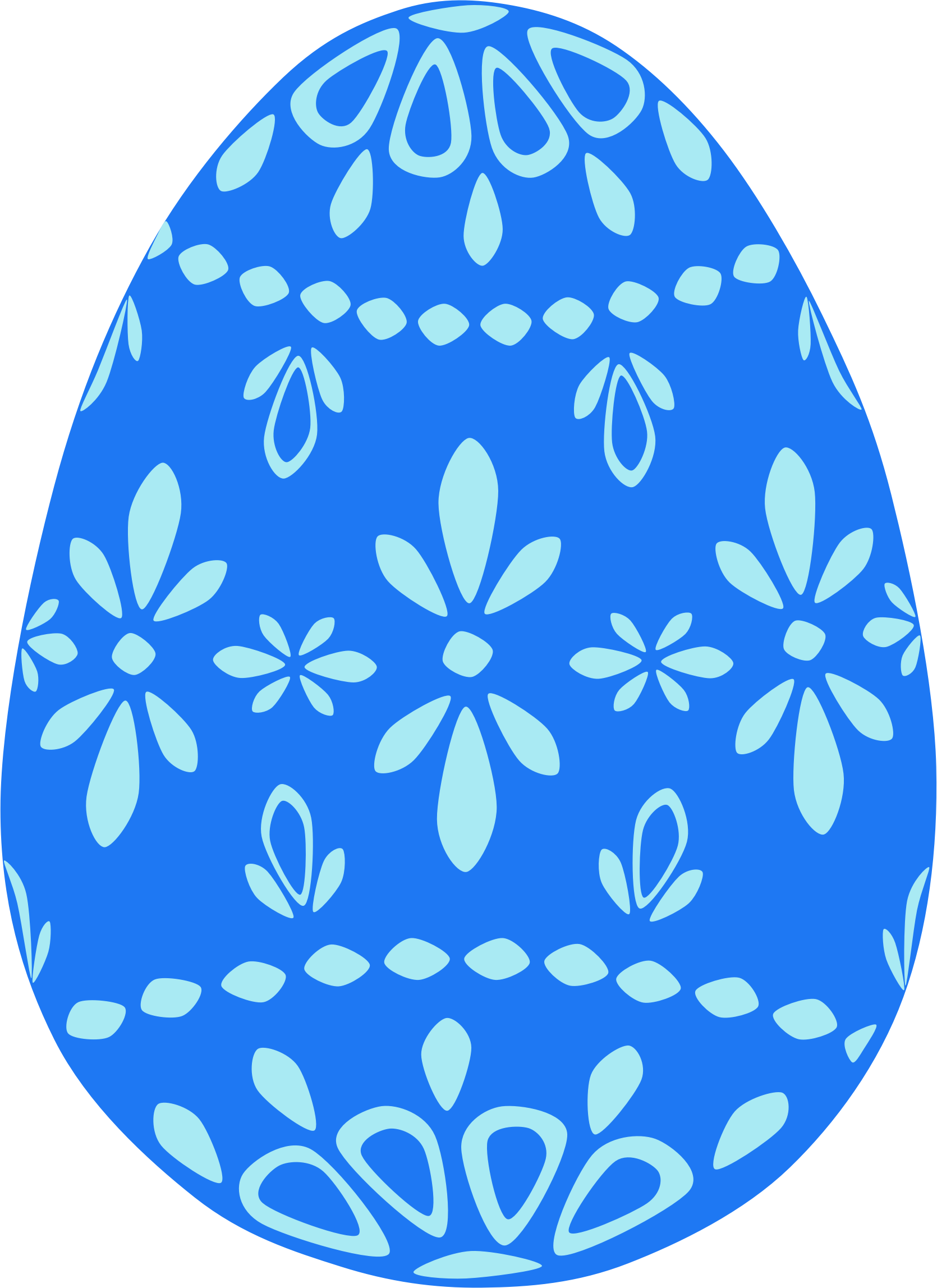 Trứng có hoa văn màu xanh